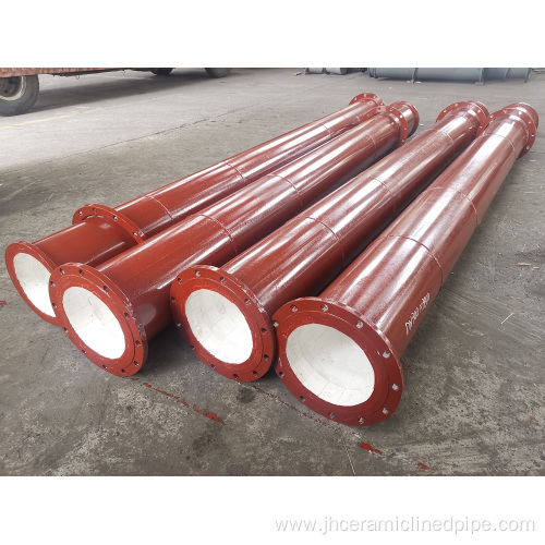 Ceramic patch wear-resistant pipe coal washing plant